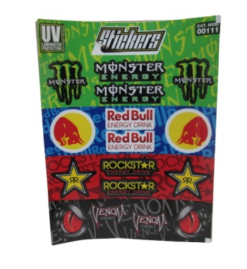 CAL. LOGO REDBULL/MONSTER...