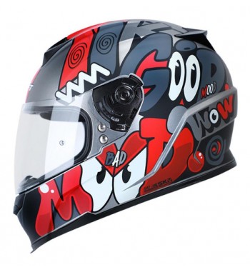 CASCO SHAFT SH502 ROJO MATE...