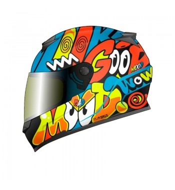 CASCO SHAFT SH502 AM/AZUL...