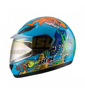 CASCO IRON IR-109 KIDS AZUL