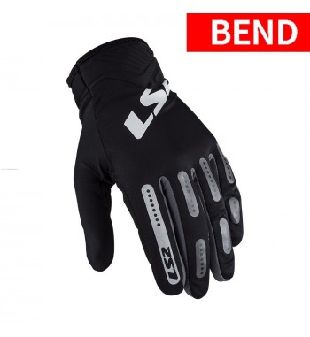 GUANTE LS2 BEND NE/GRIS...